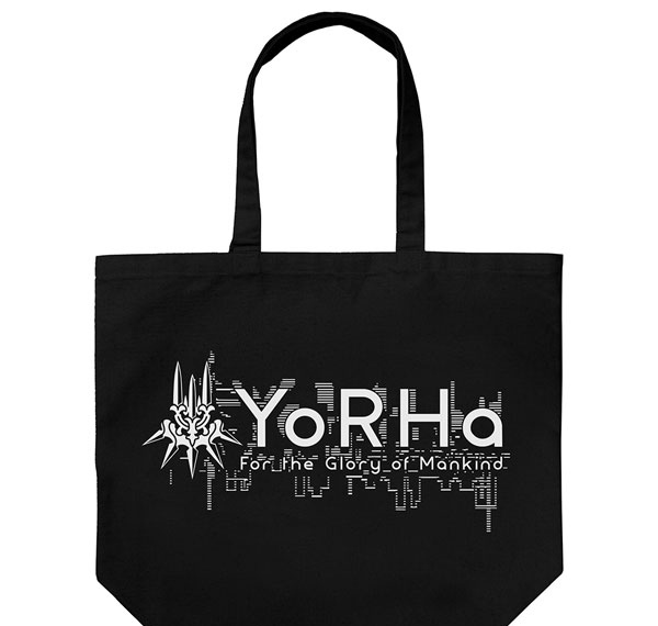 COSPA NieR:Automata Ver1.1a YoRHa Military Force Large Tote Bag /BLACK Bild 1