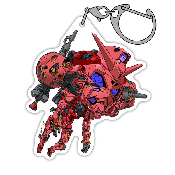 COSPA Mobile Suit Gundam GQuuuuuuX Red Gundam Acrylic Tsumamare Bild 1