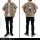 COSPA Frieren: Beyond Journey's End Frieren Embroidery Work Shirt /SAND KHAKI-M 圖片 7