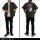 COSPA Frieren: Beyond Journey's End Fern Embroidery Work Shirt /GRAY-M 图片 7