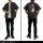 COSPA Frieren: Beyond Journey's End Fern Embroidery Work Shirt /GRAY-XL image 7