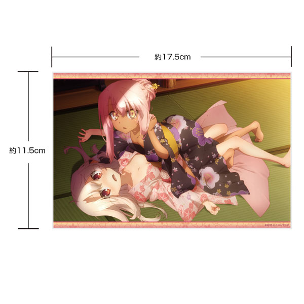 COSPA Fate/kaleid liner Prisma Illya 2wei Herz! Illya and Chloe Yukata de Maryoku Kyoukyuu Acrylic Art Stand Bild 1