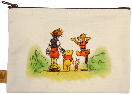 Square Enix Kingdom Hearts Canvas Pouch [100 Acre Wood]