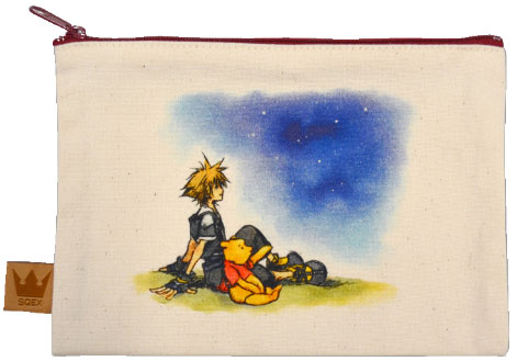 Square Enix Kingdom Hearts II Canvas Pouch [100 Acre Wood]