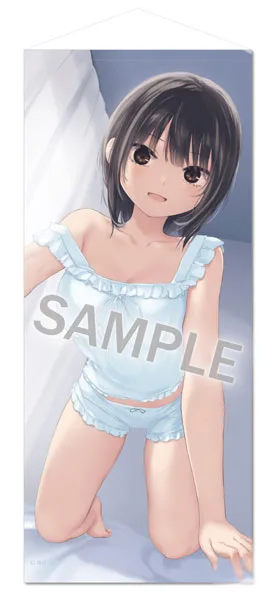 Brendream Coffee Kizoku Special Size Wall Scroll Lovely day -Wake up Pajama Aoyama-san- 圖片 1