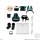 Bandai LINK TRAVELERS -World Controlled By The Mechanics- SIDE:C Set of All 10 Types Bild 7