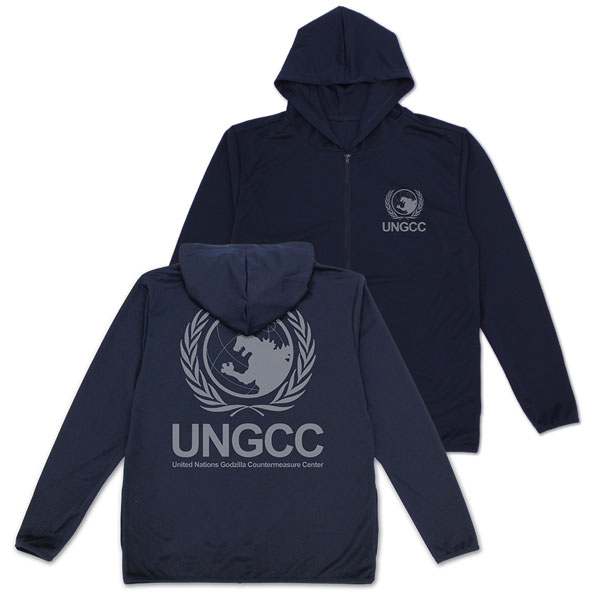 COSPA 고질라 국제연합 고질라 대책본부 씬 드라이 후디 /NAVY-XL