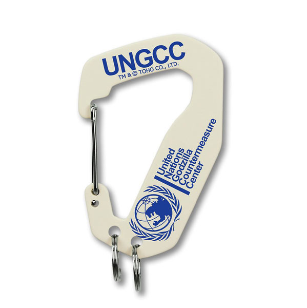 COSPA Godzilla United Nations Godziila Countermeasure Center Metal Carabiner รูปภาพ 1