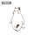 COSPA TV Anime "Urusei Yatsura" Walking Kotatsu Neko T-shirt /WHITE-XL Bild 2