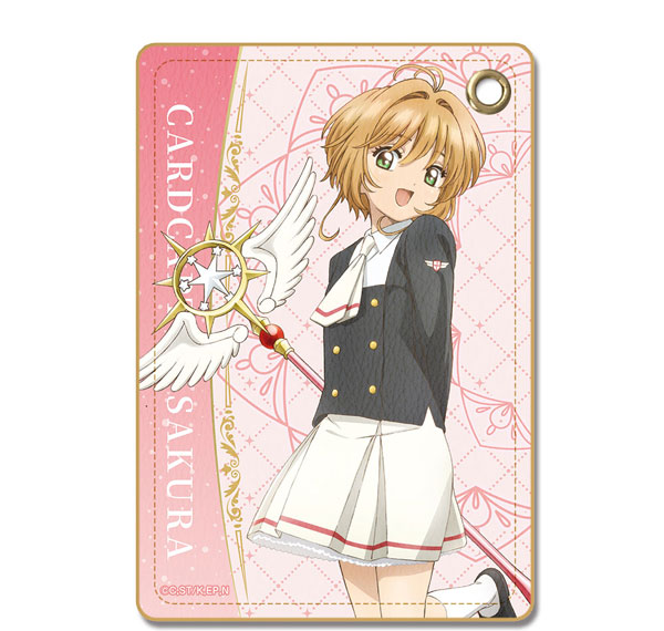 License Agent Cardcaptor Sakura: Clear Card Leather Pass Case Design 01 (Sakura Kinomoto /A) รูปภาพ 1