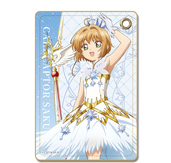 License Agent Cardcaptor Sakura: Clear Card Leather Pass Case Design 02 (Sakura Kinomoto /B) รูปภาพ 1