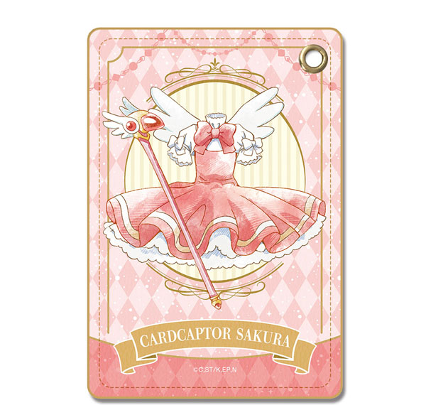 License Agent Cardcaptor Sakura: Clear Card Leather Pass Case Design 06 (Motif /A) Bild 1