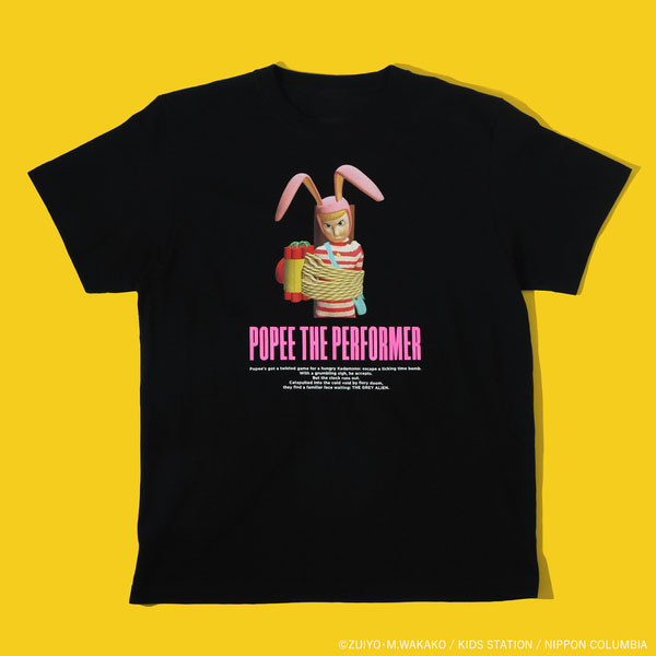 Natalie Store Popee the Performer ESCAPE SHOW T-shirt Black S