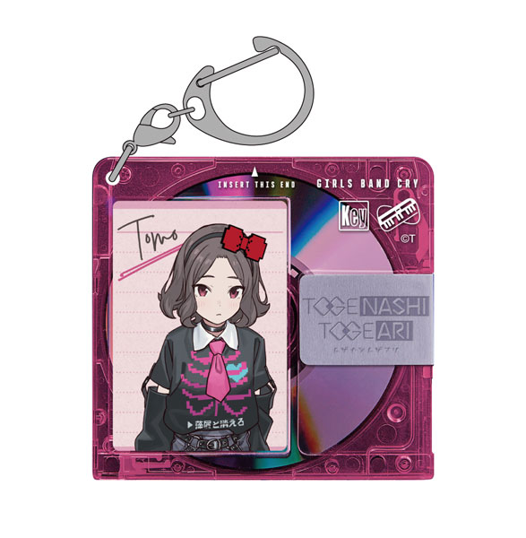 COSPA Girls Band Cry Tomo Ebizuka Disk Style Acrylic Multipurpose Keychain