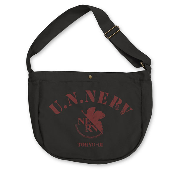 COSPA EVANGELION NERV Newspaper Bag /BLACK