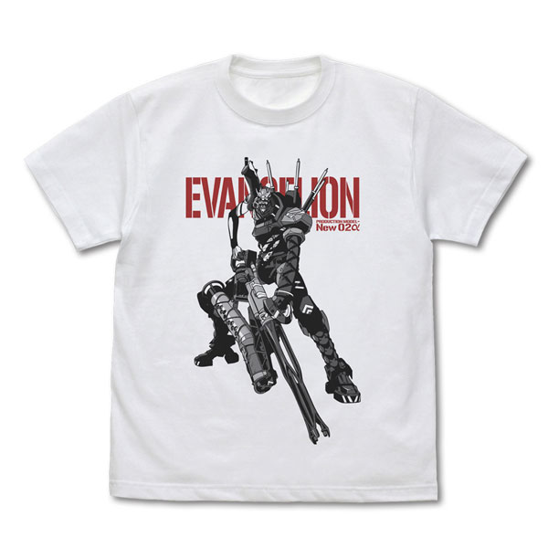 COSPA EVANGELION EVA-02 Alpha T-shirt /WHITE-S