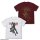 COSPA EVANGELION EVA-02 Alpha T-shirt /BURGUNDY-XL รูปภาพ 2