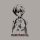 COSPA EVANGELION Rei Ayanami Gradation T-shirt /LIGHT GRAY-M รูปภาพ 3