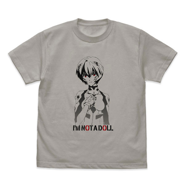 COSPA EVANGELION Rei Ayanami Gradation T-shirt /LIGHT GRAY-L