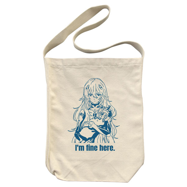 COSPA EVANGELION Rei Ayanami Shoulder Tote Bag Long Hair Ver. /NATURAL รูปภาพ 1