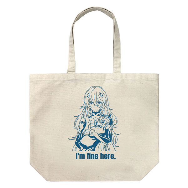 COSPA EVANGELION Rei Ayanami Large Tote Bag Long Hair Ver. /NATURAL