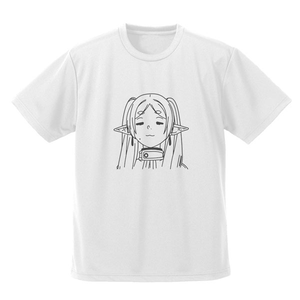 COSPA Frieren: Beyond Journey's End Frieren Face Dry T-shirt /WHITE-S