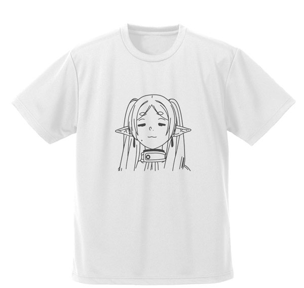 COSPA Frieren: Beyond Journey's End Frieren Face Dry T-shirt /WHITE-M รูปภาพ 1