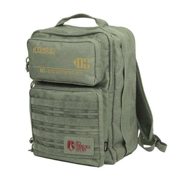 COSPA Armored Trooper Votoms Red Shoulder Functional Backpack /RANGER GREEN รูปภาพ 1
