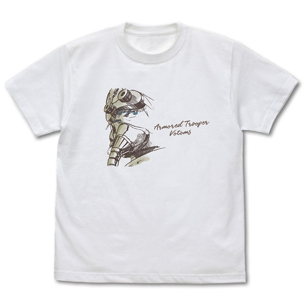 COSPA Armored Trooper Votoms Chirico Eye-Catching Illustration T-shirt /WHITE-XL