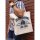 COSPA "Yuru Camp SEASON3" Silhouette Bike Rin Shima Large Tote Bag /NATURAL 圖片 2