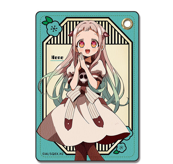 License Agent TV Anime "Jibaku Shounen Hanako-kun 2" Leather Pass Case Design 02 (Nene Yashiro) Bild 1