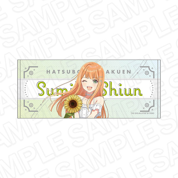 Contents Seed Gakuen iDOLM@STER Face Towel Sumika Shiun sunflower ver.