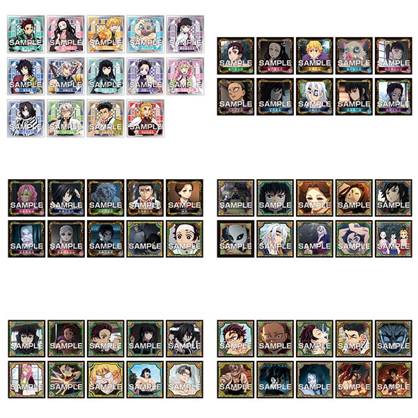 Ensky Demon Slayer: Kimetsu no Yaiba Sticker Retsuden 4 20Pack BOX