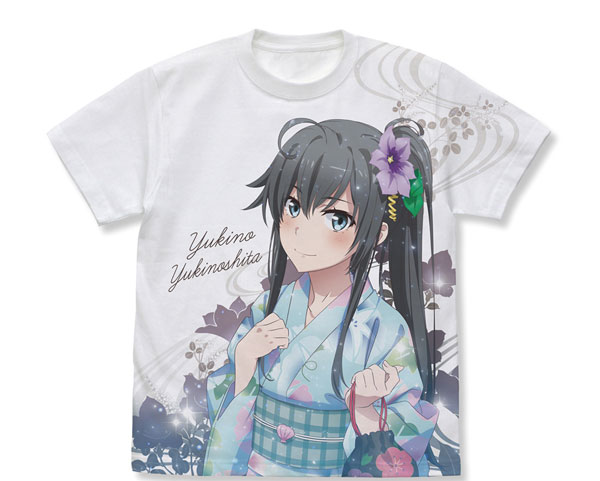 COSPA My Teen Romantic Comedy SNAFU. Completion Yukino Yukinoshita Full Graphic T-shirt /WHITE-M image 1