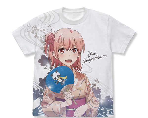 COSPA My Teen Romantic Comedy SNAFU. Completion Yui Yuigahama Full Graphic T-shirt /WHITE-L imagen 1