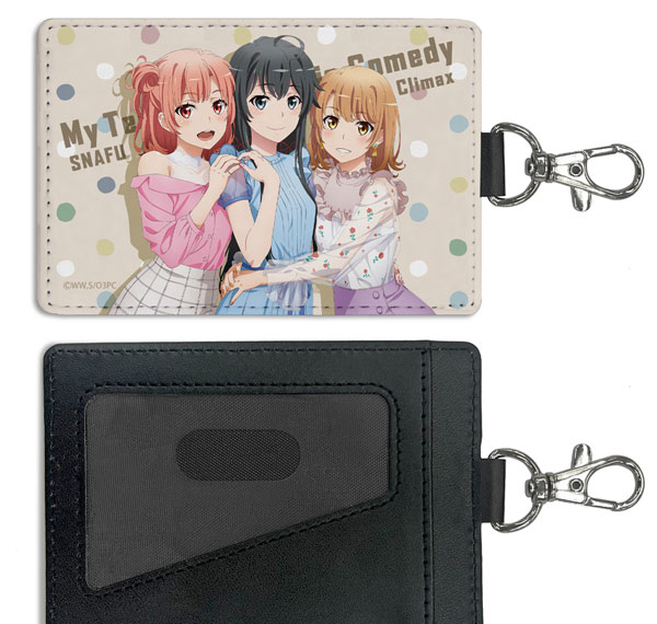 COSPA My Teen Romantic Comedy SNAFU. Completion Yukino / Yui / Iroha Pass Case (w/Swivel Snap Hook) image 1
