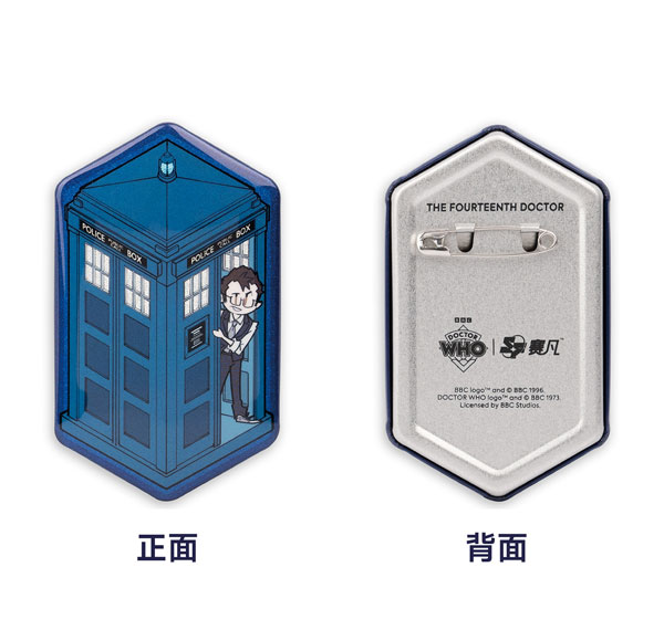 SCIFI Fanspace Doctor Who 14th Doctor Series Tin Badge รูปภาพ 1