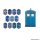 SCIFI Fanspace Doctor Who 14th Doctor Series Tin Badge รูปภาพ 5