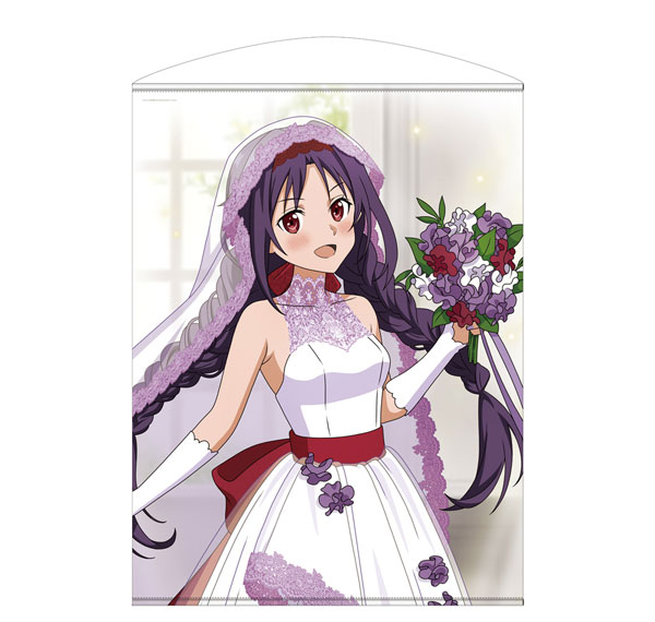 COSPA Sword Art Online New Illustration Yuuki 100cm Wall Scroll Wedding Dress Ver. Bild 1
