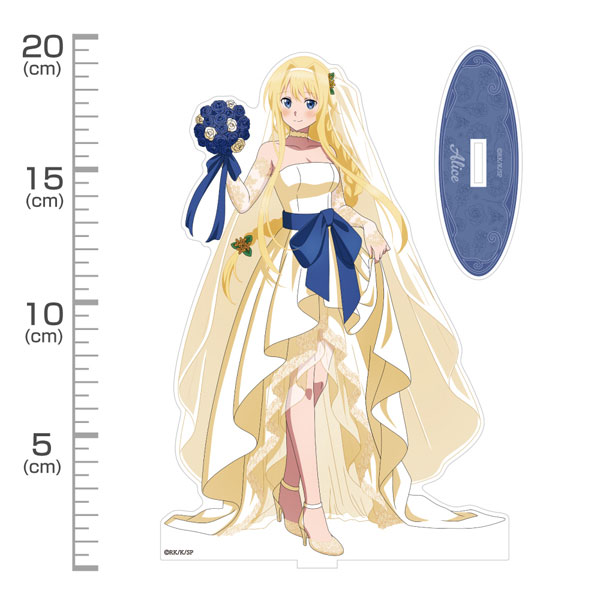 COSPA Sword Art Online New Illustration Alice Acrylic Stand (Large) Wedding Dress Ver.