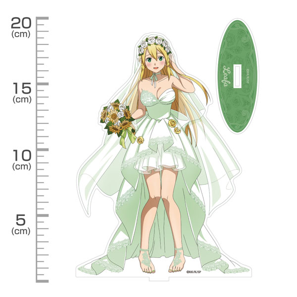 COSPA Sword Art Online New Illustration Leafa Acrylic Stand (Large) Wedding Dress Ver. imagen 1