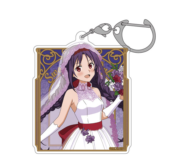 COSPA Sword Art Online New Illustration Yuuki Acrylic Multi Keychain Wedding Dress Ver.