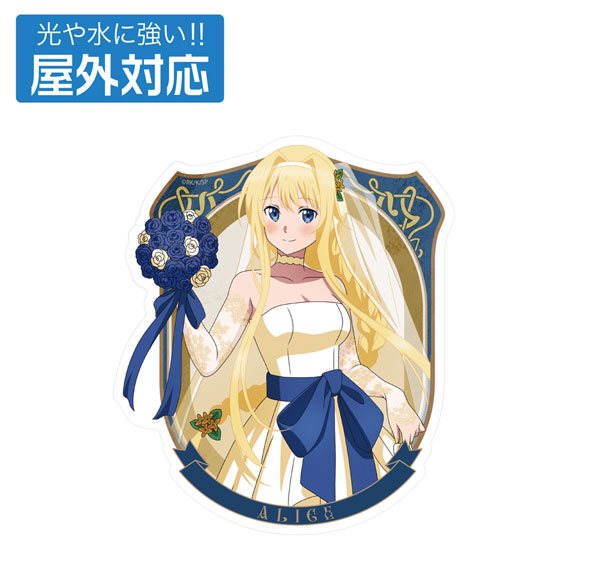COSPA Sword Art Online New Illustration Alice Outdoor Compatible Sticker Wedding Dress Ver. Bild 1