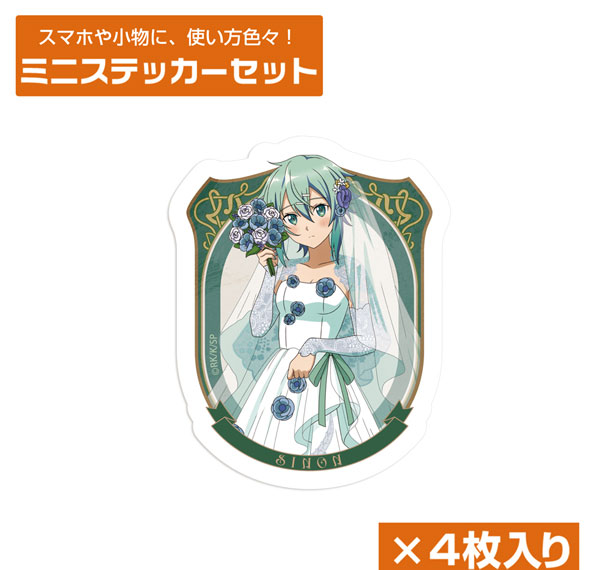 COSPA Sword Art Online New Illustration Sinon Mini Sticker Set Wedding Dress Ver. Bild 1