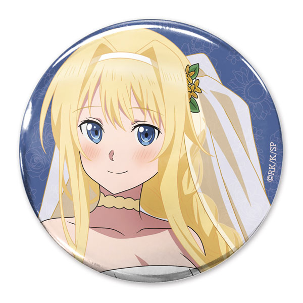 COSPA Sword Art Online New Illustration Alice 65mm Tin Badge Wedding Dress Ver.