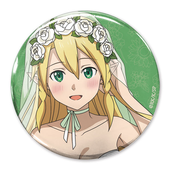 COSPA Sword Art Online New Illustration Leafa 65mm Tin Badge Wedding Dress Ver.