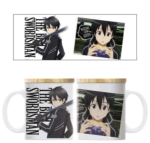 COSPA Sword Art Online A Break with Kirito Full Color Mug w/Lid