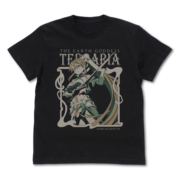 COSPA Sword Art Online UW [The Earth Goddess Terraria] Leafa T-shirt /BLACK-S