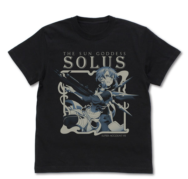 COSPA Sword Art Online UW [The Sun Goddess Solus] Sinon T-shirt /BLACK-XL รูปภาพ 1