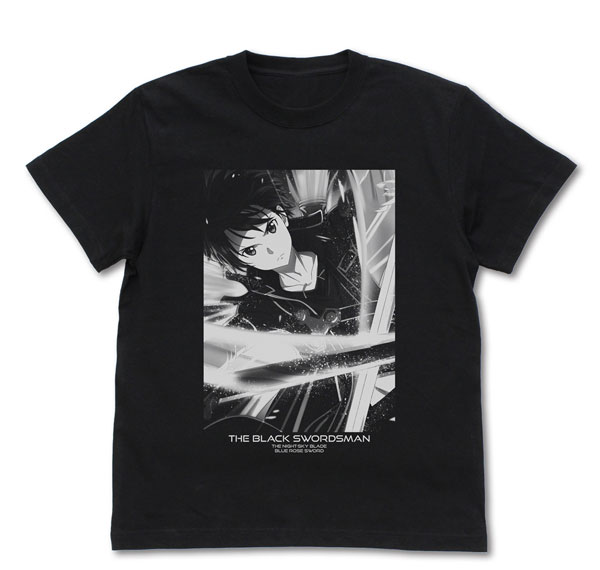 COSPA Sword Art Online [Dual Blades] Kirito T-shirt /BLACK-S รูปภาพ 1